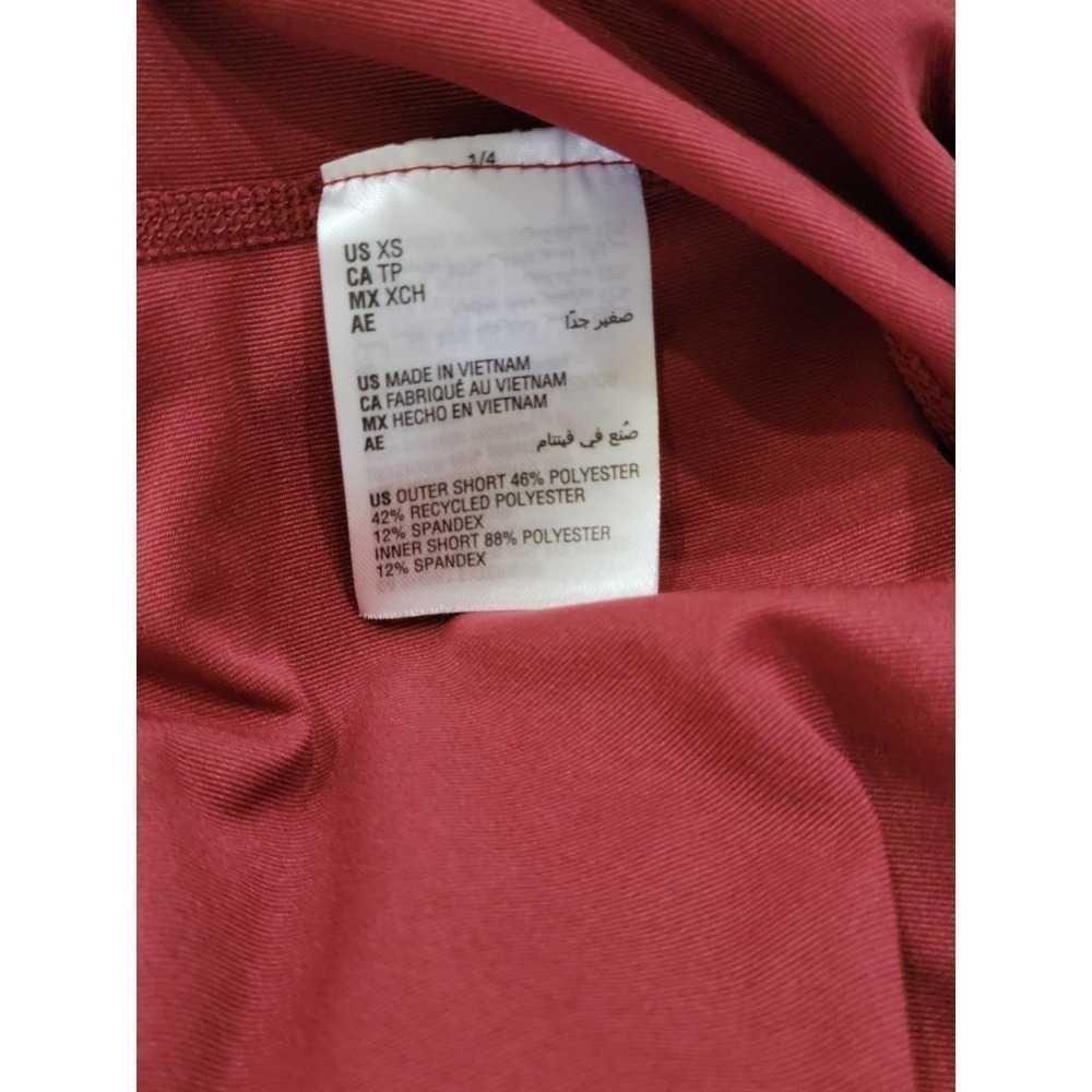 Ideology Running Shorts Red Pear XS Extra Small NWT - Picture 10 of 11